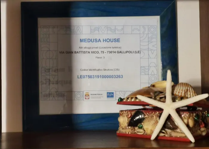 Alojamento de Acomodação e Pequeno-almoço Medusa House Gallipoli